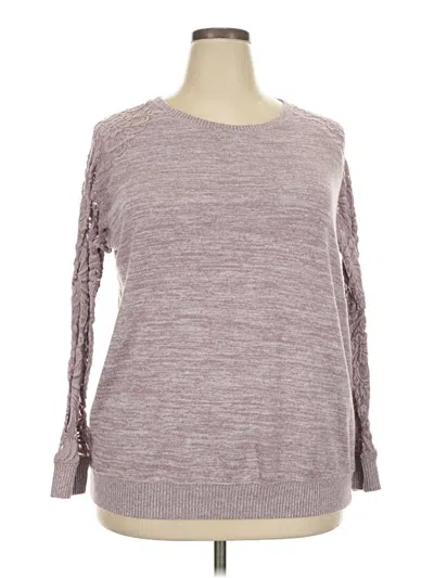 Pre-owned Torrid Pullover Sweater In Purple