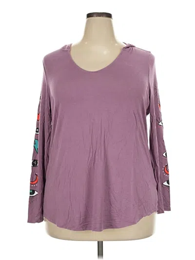 Pre-owned Torrid Pullover Sweater In Purple