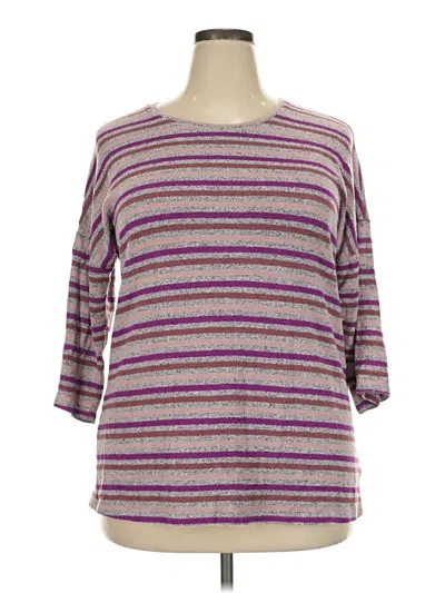 Pre-owned Torrid Pullover Sweater In Purple