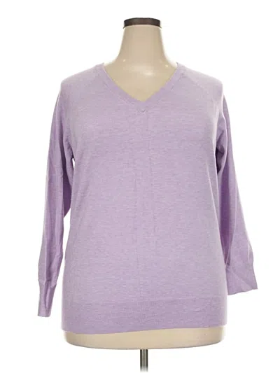 Pre-owned Torrid Pullover Sweater In Purple