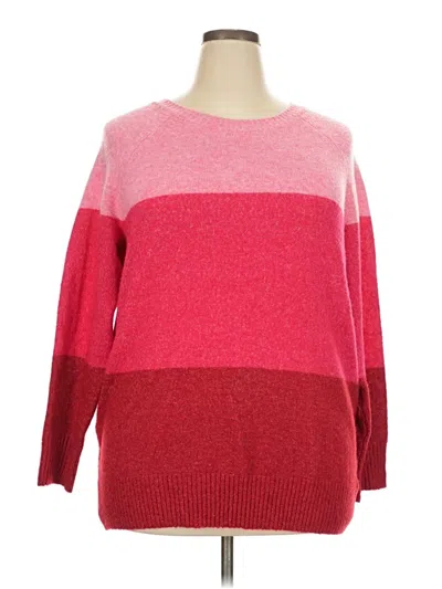 Pre-owned Torrid Pullover Sweater In Red
