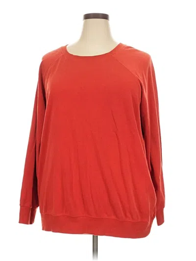 Pre-owned Torrid Pullover Sweater In Red