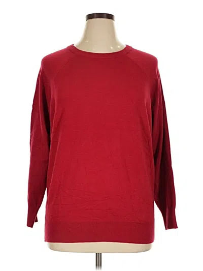 Pre-owned Torrid Pullover Sweater In Red