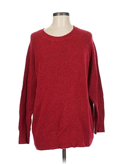 Pre-owned Torrid Pullover Sweater In Red