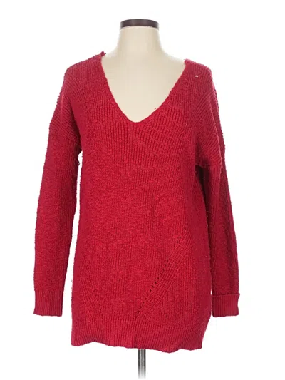 Pre-owned Torrid Pullover Sweater In Red