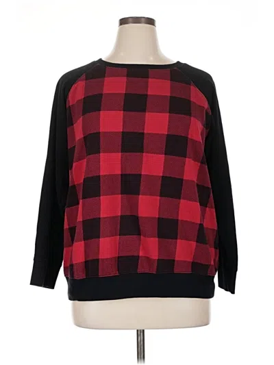 Pre-owned Torrid Pullover Sweater In Red