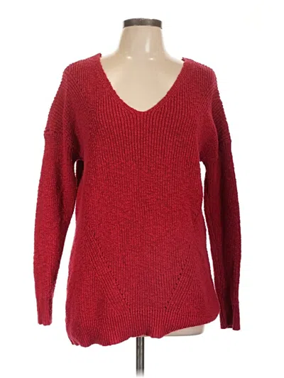 Pre-owned Torrid Pullover Sweater In Red