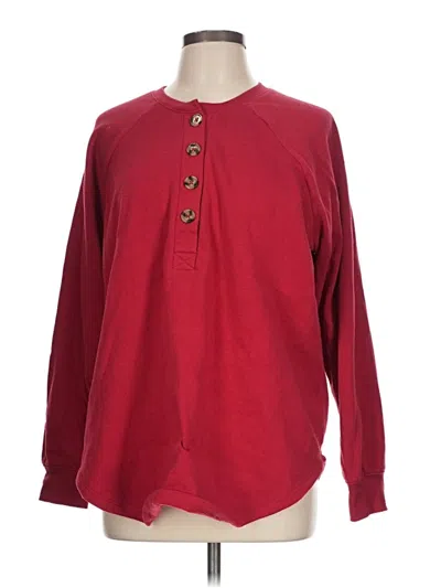Pre-owned Torrid Pullover Sweater In Red