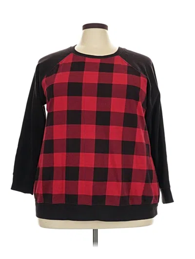 Pre-owned Torrid Pullover Sweater In Red