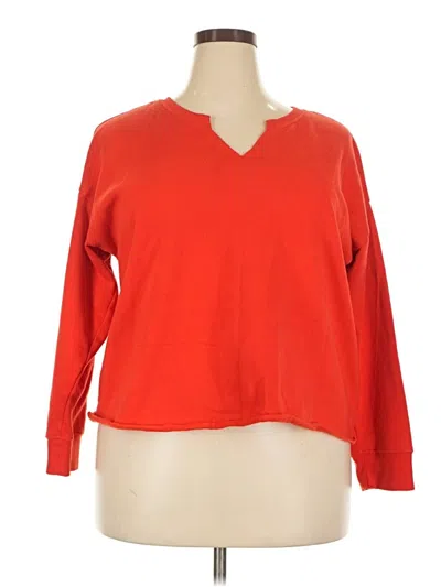 Pre-owned Torrid Pullover Sweater In Red