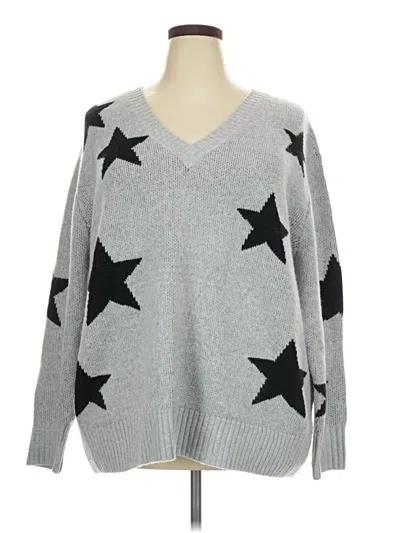 Pre-owned Torrid Pullover Sweater In Silver
