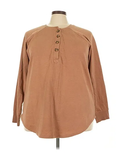 Pre-owned Torrid Pullover Sweater In Tan
