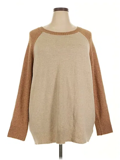 Pre-owned Torrid Pullover Sweater In Tan