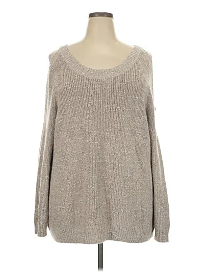 Pre-owned Torrid Pullover Sweater In Tan