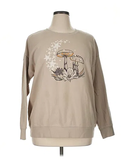 Pre-owned Torrid Pullover Sweater In Tan