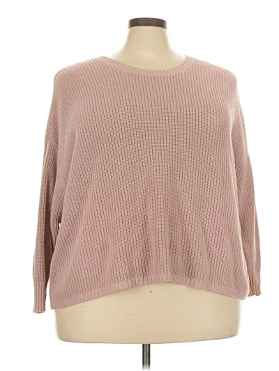 Pre-owned Torrid Pullover Sweater In Tan