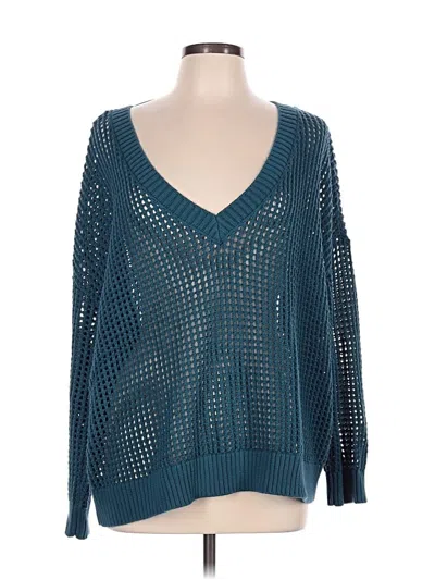 Pre-owned Torrid Pullover Sweater In Teal