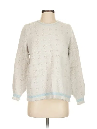 Pre-owned Torrid Pullover Sweater In White