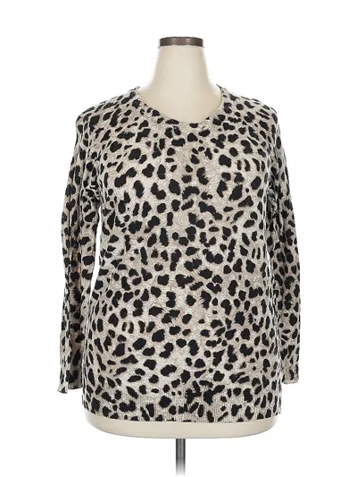 Pre-owned Torrid Pullover Sweater In White