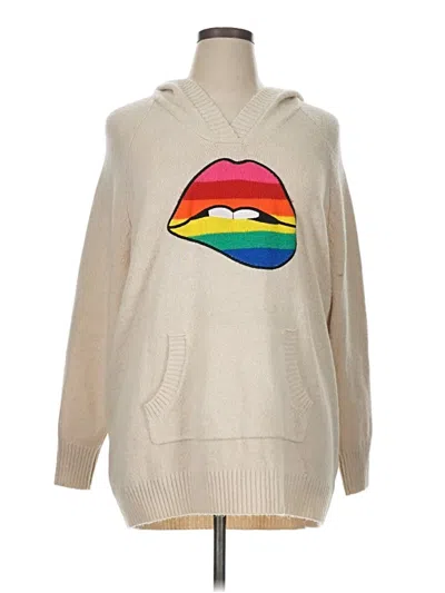 Pre-owned Torrid Pullover Sweater In White