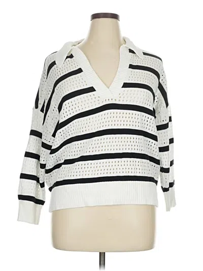 Torrid Pullover Sweater In White