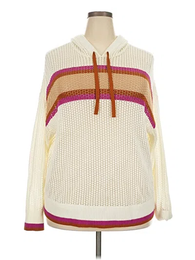 Pre-owned Torrid Pullover Sweater In White
