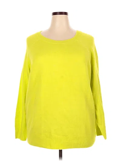 Pre-owned Torrid Pullover Sweater In Yellow