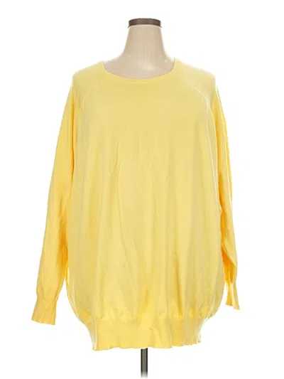 Pre-owned Torrid Pullover Sweater In Yellow