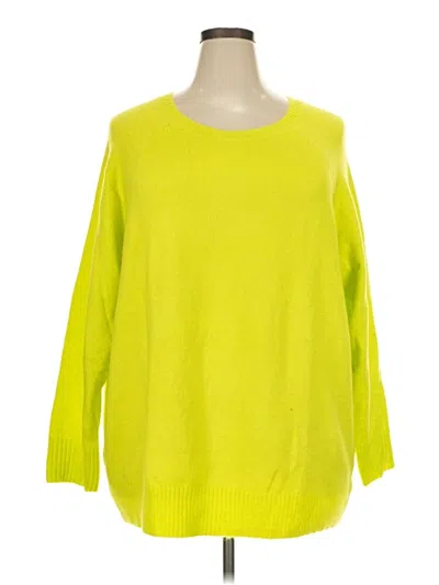 Pre-owned Torrid Pullover Sweater In Yellow