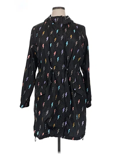 Pre-owned Torrid Raincoat In Black