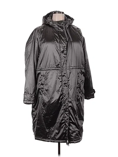 Pre-owned Torrid Raincoat In Black