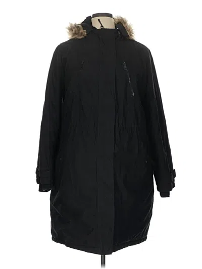Pre-owned Torrid Raincoat In Black