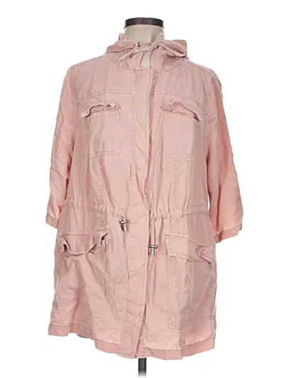 Pre-owned Torrid Raincoat In Pink