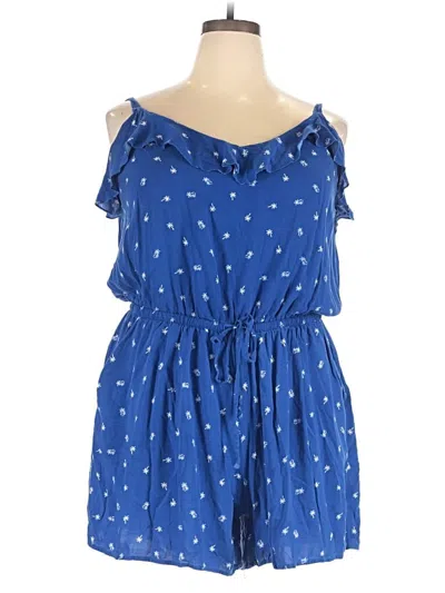 Pre-owned Torrid Romper In Blue