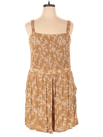 Pre-owned Torrid Romper In Brown
