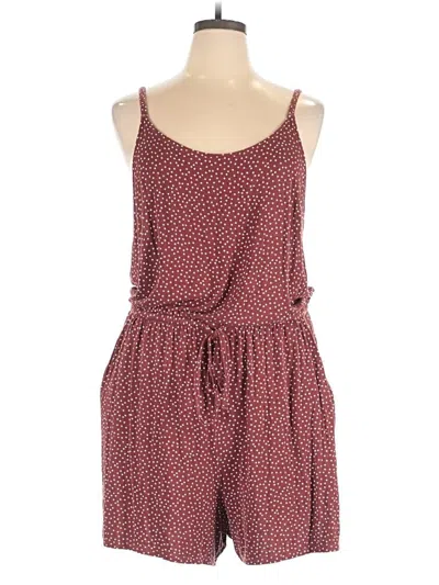 Pre-owned Torrid Romper In Burgundy