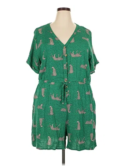 Torrid Romper In Green