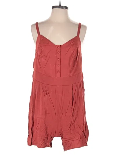 Pre-owned Torrid Romper In Red