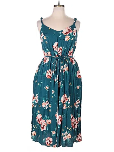 Pre-owned Torrid Romper In Teal