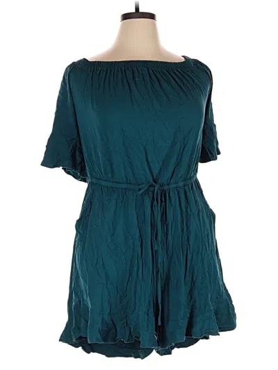 Pre-owned Torrid Romper In Teal