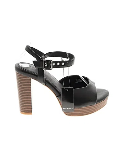 Pre-owned Torrid Sandals In Black