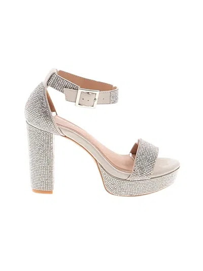 Pre-owned Torrid Sandals In Silver