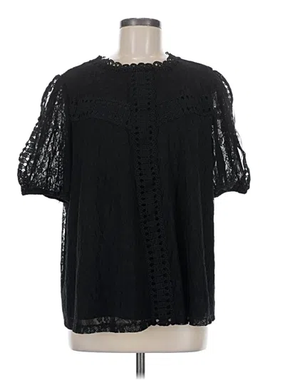 Torrid Short Sleeve Blouse In Black