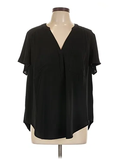 Torrid Short Sleeve Blouse In Black