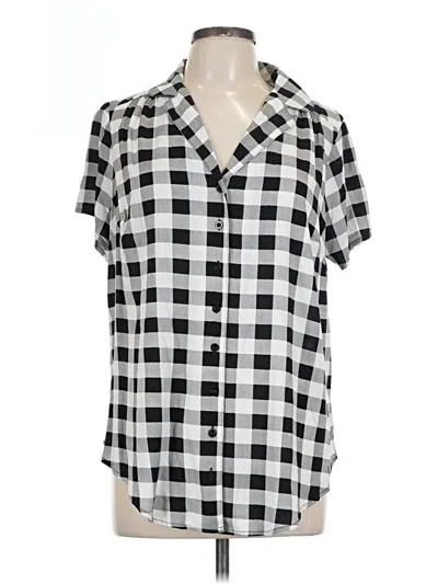 Torrid Short Sleeve Blouse In Black