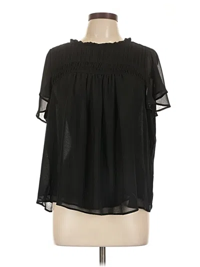 Torrid Short Sleeve Blouse In Black