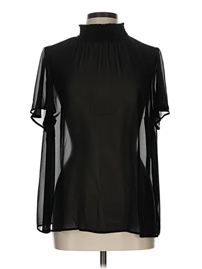 Torrid Short Sleeve Blouse In Black