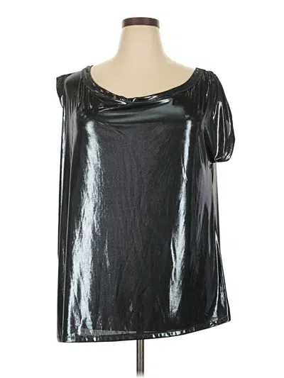 Torrid Short Sleeve Blouse In Black