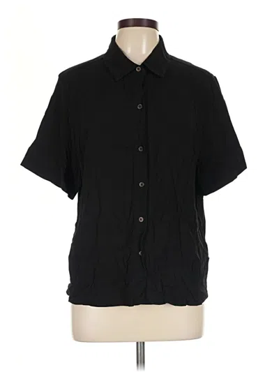 Torrid Short Sleeve Blouse In Black