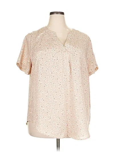 Pre-owned Torrid Short Sleeve Blouse In Brown